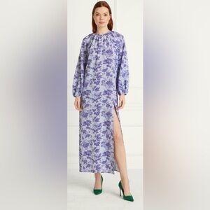 Hill House Home “The Simone Dress” – Lilac Tonal Floral – Size M – NWT